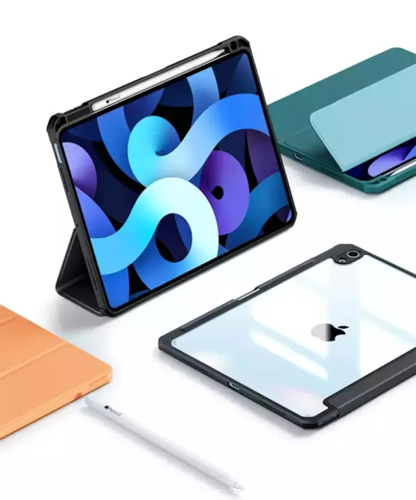 XUNDD%20Protective%20Tablet%20Cover%20For%20iPad%2010th%20generation%2010.9"%20inches%20(2022)%20Leather%20Case%20Transparent%20Shockproof%20Flip%20Back%20Cover%20with%20Pen%20Holder%20,%20Version:A2757%20,A2777%20,A2696%20-%20Image%208