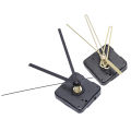 2Pcs Clock Mechanism Diy Kit Mechanism for Clock Parts Wall Clock Quartz Hour Minute Hand Quartz Clock Movement Home Decoration - Black & Black + Gold - Black & gold & black. 