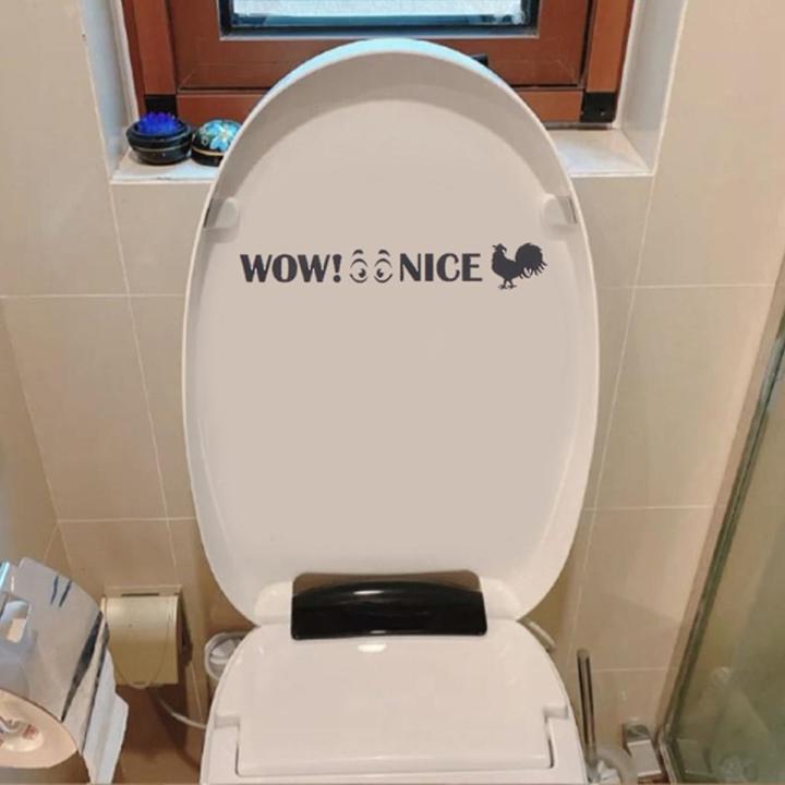 Whoa Sticker 4 Pack Wow Whoa Nice Rooster Cock Toilet Sticker Decal Funny Stickers ...