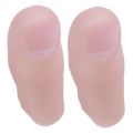 2X Soft Thumb Tip Finger Fake Magic Trick Vinyl Toy Funny Prank. 