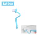 Detergent Refillable Silicone Toilet Brush Flexible Bowl Brush Cleaner Liquid Filled Cleaner Brush Wall-Mounted Cleaning Tools. 