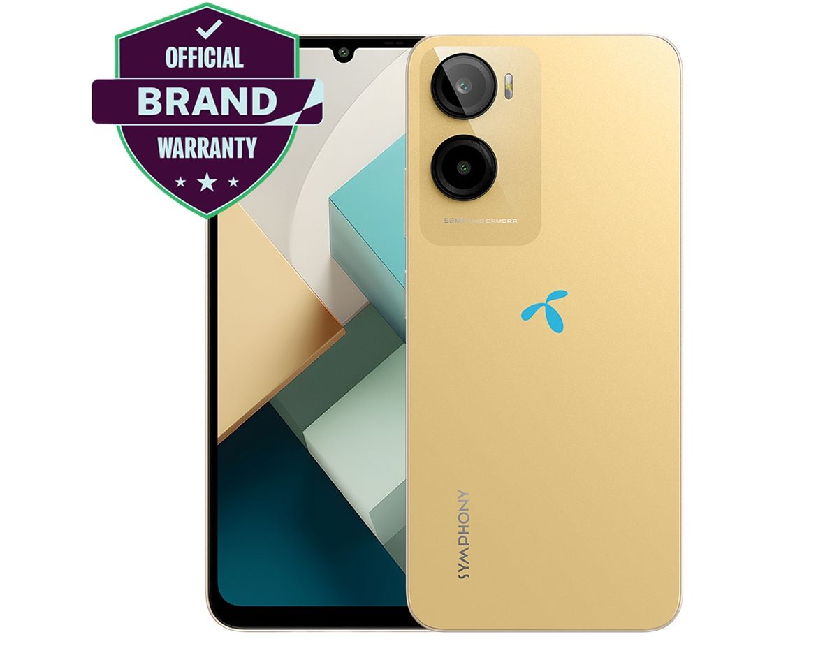 Symphony ATOM 5 (8GB*/64GB) | 6.74” HD+ IPS | Side-Mounted Fingerprint & Face Unlock | 5000mAh Battery | 52MP & 5MP Camera