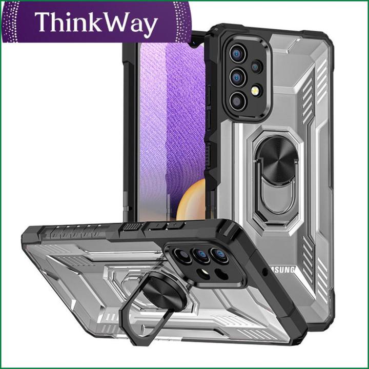 Suitable for Samsung A32 mobile phone case Samsung Galaxy A32 5G anti-fall bracket protective cover two-in-one magnetic ring