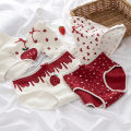 5pcs/lot Panties Underwear Women Cute Girls Printed Cotton Briefs ropa interior femenina Underpants set. 