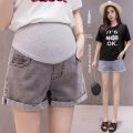 Maternity Pants Summer Outer Wear Large Size Fashionable New Denim Thin Small Shorts for Pregnant Women Summer Maternity Clothes. 