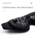 3D Sleep Mask Blindfold Sleeping Aid Eye Mask Soft Memory Foam Face Mask Eyeshade 99% Blockout Light Slaapmasker Eye Cover Patch. 