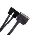 SATA 15Pin To 2*3pin/4pin Cooling Fan Splitter Hub Converter Adapter PWM Cable. 