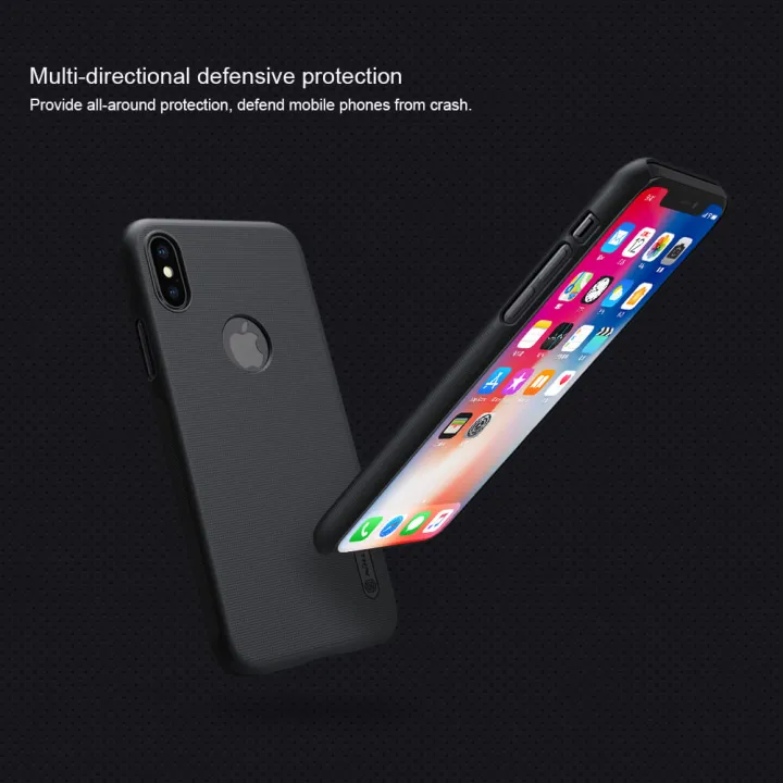 Nillkin%20(%20iPhone%20X%20/%20XS%20)%20Super%20Frosted%20Shield%20Hard%20Back%20Cover%20Case%20for%20Apple%20iPhone%20X%20/%20XS%20-%20Black%20-%20Premium%20Protection%20for%20iPhone%20X%20/%20XS%20-%20Image%206