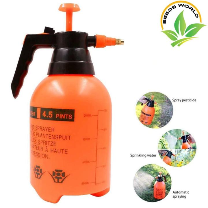 2L Bottle Water Sprayer, Pump Pressure Handheld Garden Spray Chemical/Water, Washing Car / Motor Bikes - Gardening Tools - Gardening Tools