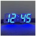 Led Digital Clock 3D Electronics Table Wall Alarm Clock.