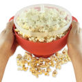 Kitchen Microwave Popcorn Bowl Bucket Silicone DIY Popcorn Maker With Lid Chips Fruit Dish High Quality Easy Tools Popcorn. 