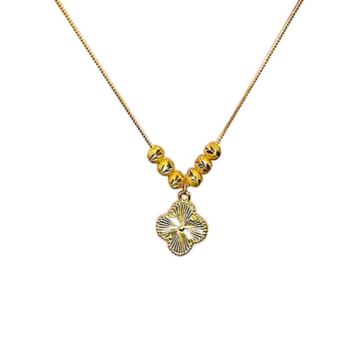 Douyin%20Live%20Broadcast%20Temperament%20Niche%20Golden%20Titanium%20Steel%20Necklace%20Summer%20Versatile%20Girls%20Clavicle%20Chain%20Simple%20INS%20Style%20-%20Image%205