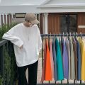 New Long Sleeve t shirt for Men Autumn Fashion Cotton Solid Color t-shirts Cozy Streetwear Men's t-shirt 5XL Baggy Korean Trendy. 