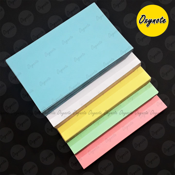 OXYNOTE 3 x 5 inches Index Flash Cards - 50 Cards - Suitable for Exam Preparation, Cheat Sheets, Short Notes, Syllabus Revision