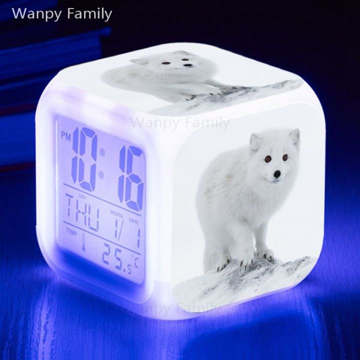 Arctic%20Fox%20Alarm%20Clock%207%20Color%20Changing%20Multifunction%20Digital%20Clock%20Kids%20Room%20Bedside%20Touch%20Sensing%20Night%20Lights%20Electron%20Watch%20-%20Image%205