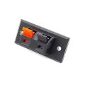 2-WAY Speaker Terminal Block 2 Way Connector Vertical Amplifier PCB Mount 2 Positions Jointing Clamp Test Clip Stereo Strip Shape Push Release Plate 1 Black 1 Red Terminal For Amplifier .