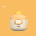 Crown Baby Milk Powder Box Portable Large Capacity Cute Supplementary Food Box Small Mini Baby Moisture Proof Storage Tank. 