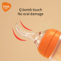 BBET Baby Squeezing Feeding Bottle Silicone Newborn Training Rice Spoon Infant Cereal Food Supplement Feeder Safe Tableware. 