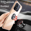 Phone Case Mi Xiaomi12C Back Cover Soft Clear Shockproof Car Magnetic Holder Ring Casing for Redmi 12C Cover Cases.