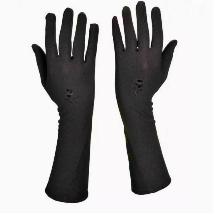 Muslim Hijab Gloves and Hat for Women – Cotton Hand Socks, Sun Protection, Free Size