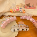 2024 New Sanrio Cinnamoroll Kuromi My Melody Hair Accessories Crab Hair Clip Shark Clip Vintash Hair Ring Hair Accessories Gifts.