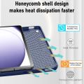 Flip Cover for Samsung Galaxy Tab A11+ / Galaxy Tab A9+ Cover Case 11 inch, Flip Stand Cover Case for Samsung Galaxy Tab A9 Plus / A11 Plus Tablet Cover - Black- Navy Blue.