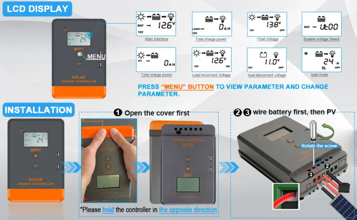 PowMr%20MPPT%20Solar%20Charger%20Controller%2040A%2012V%2024V%20Solar%20Panel%20Regulator%20100V%20PV%20INPUT%20LCD%20Display%20Various%20Load%20Control%20Modes%20POW-Keeper1240%20-%20Image%209