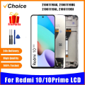 6.5 OEM For Xiaomi Redmi 10 LCD Display Touch Panel Screen Digitizer Assembly Pantalla For Redmi 10 Prime Replacement Part. 