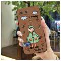 For Google Pixel 7 5G Back Cover Case Fashion Cartoon girl Shockproof Camera Lens Protector Phone Cases. 