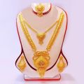 Gold Plated Jewellery Necklace Set Sita Har Full Set For Women. 