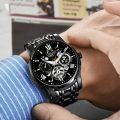Low-price Buy Watches Male Hollow-out Design Calendar Waterproof Luminous Watches High-end Fashion Watches. 