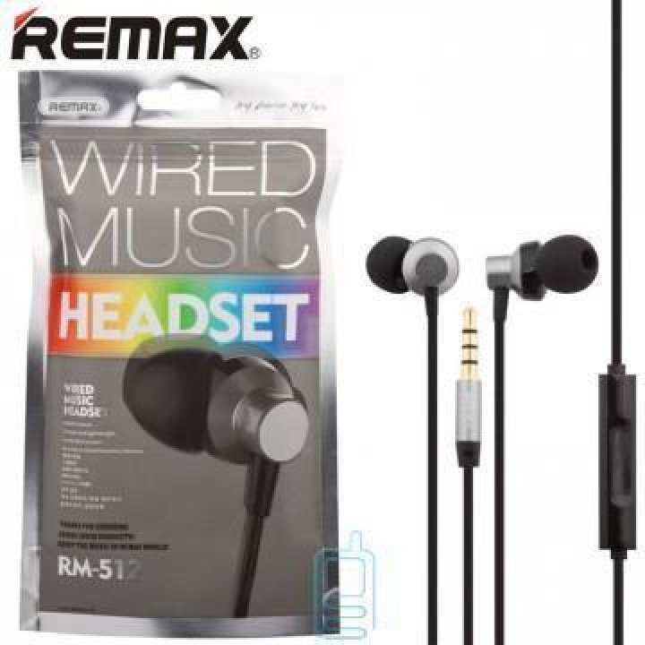 Remax RM 512 Earphone - Black | Daraz.com.bd