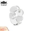 Carat Dangle Earring Round Sheet Circle Ear Buckle Earring. 