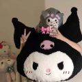 40cm Soft Kuromi My Melody Plush Toy Big Size Hug Pillow Cute Cartoon Doll Sofa Valentine Day Kawaii Girlfriend Birthday Present.