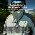 【High Cost-Performance】 TELESIN Neck Mount for Gopro 13 12 11 10 9 8 DJI OSMO Action 5 4 3 Insta360 Hand-free Mount Go Pro Accessories. 