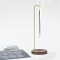 Wooden Incense Holder Upside Down Incense Holder with Brass Stand Incense Tray Ash Catcher for Tea Room Decoration Easy Install. 