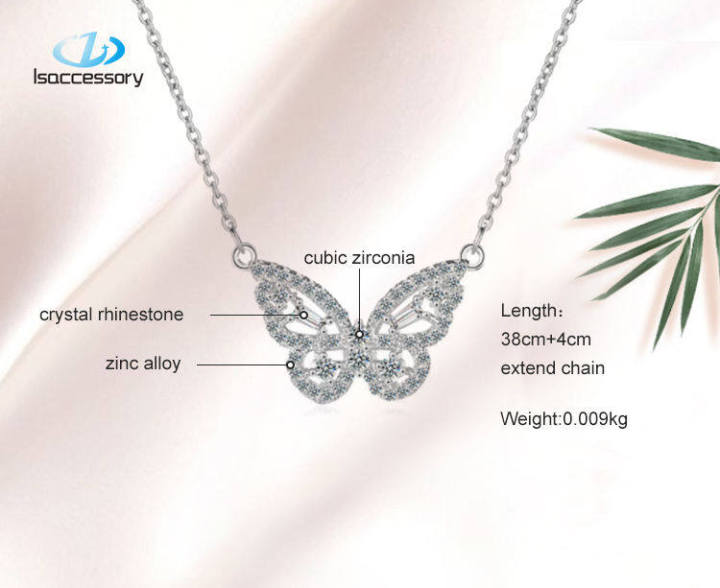 Trendy%20Korean%20Style%20Butterfly%20Chain%20Necklace%20for%20Girls%20-%20Necklace%20for%20Women%20-%20Necklace%20for%20Girls%20Simple%20-%20Necklace%20For%20Girls%20-%20Image%203