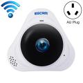 ESCAM Q8 960P 360 Degrees Fisheye Lens 1.3MP WiFi IP Camera, Support Motion Detection / Night Vision, IR Distance: 5-10m, AU Plug. 