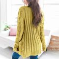 Women Casual Cardigans 2022 Fall Winter Twsited Sweater Cardigan Button Up Knitted Jackets Oversized Sweater Tops. 