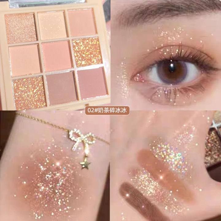Helen%20Beauty%20Mashed%20Potatoes%20Nine%20Colors%20Eyeshadow%20Palette%20Matte%20Sequin%20Eyeshadow%20Black%20Smoky%20Cross%20Border%20Makeup%20Wholesale%20Dropshipping%20-%20Image%203