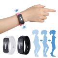 1PC Practical Ultrasonic Body Shape Wristband Smart Magnetic Lymphatic Detox Bracelet Heart Rate Fitness Pedometer Wristbands.