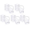 30 Pieces Mini Plastic Clear Storage Box for Collecting Small Items, Beads, Jewelry, Business Cards. 