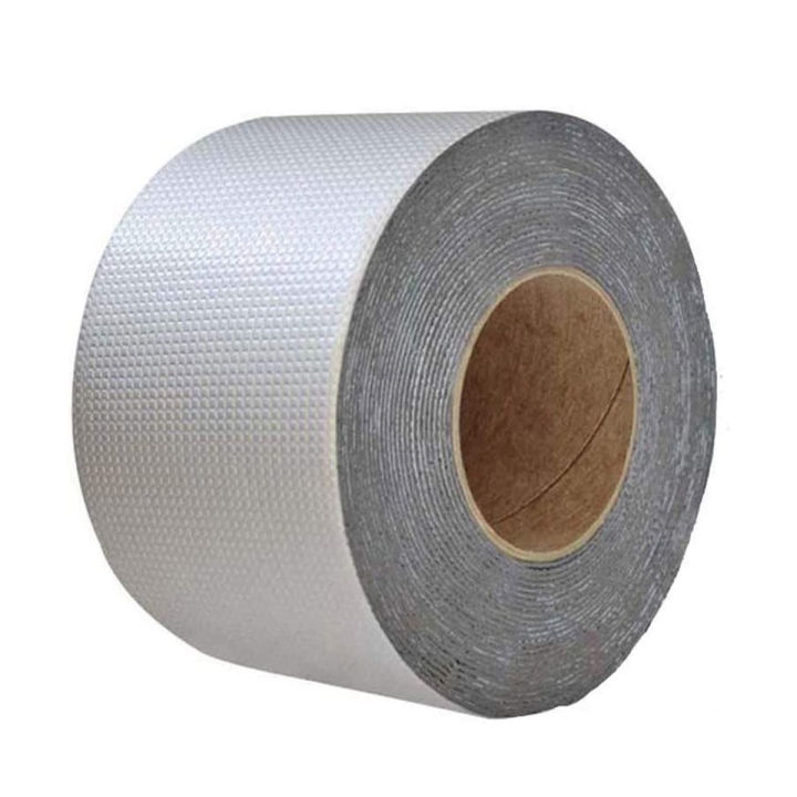 High Temperature Resistance Waterproof Tape Aluminum Foil Thicken Butyl Tape Wall Crack Roof Duct Repair Adhesive Tape