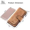 (New) louiwill' wallet for women long clutch pure PU leather hand bag large capacity card holder zipper coin pure Fahion money bag.
