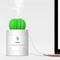 USB Air Humidifier Cactus Timing Aromatherapy Diffuser 280Ml ,White. 