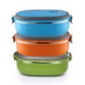 Stainless Steel Light Rectangle Thermal Insulation Lunch Box Thermal Box.