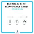 Lightning/Type C to 3.5mm Jack Audio Adapter For All for iPhone and Android Model.