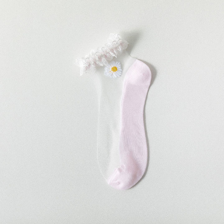 China%20Yuki%20Comfortable%20and%20cool%20daisy%20ice%20silk%20transparent%20socks%20for%20women%20-%20Image%204