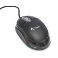 A.TECH Optical Wired USB Mouse - Black - Mouse. 