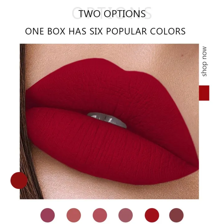 Makeup%20Lipstick%20Set%206%20Colors%20Not%20Easy%20To%20Stick%20Cup%20Velvet%20Matte%20Liquid%20Lipstick%20Long%20Lasting%20Lip%20Gloss%20Matte%20Lip%20Cosmetics%20Kit%20-%20Image%203